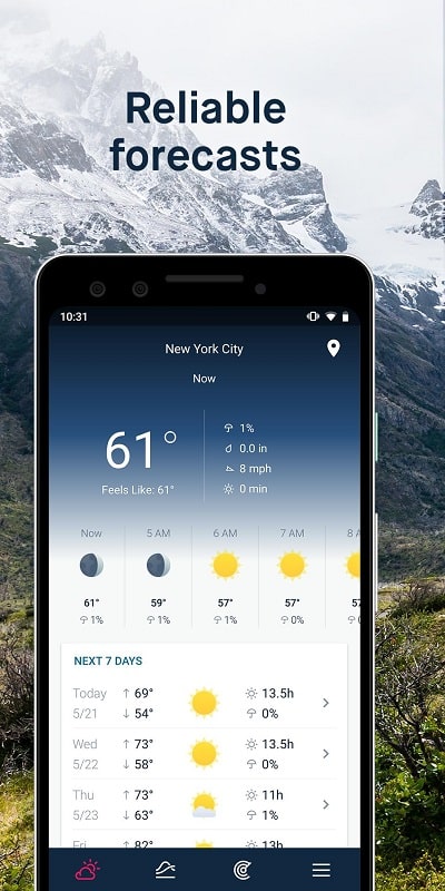WeatherPro Capture d'écran 1