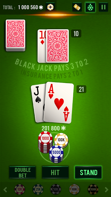 Blackjack 21 - Vegas Casino স্ক্রিনশট 0