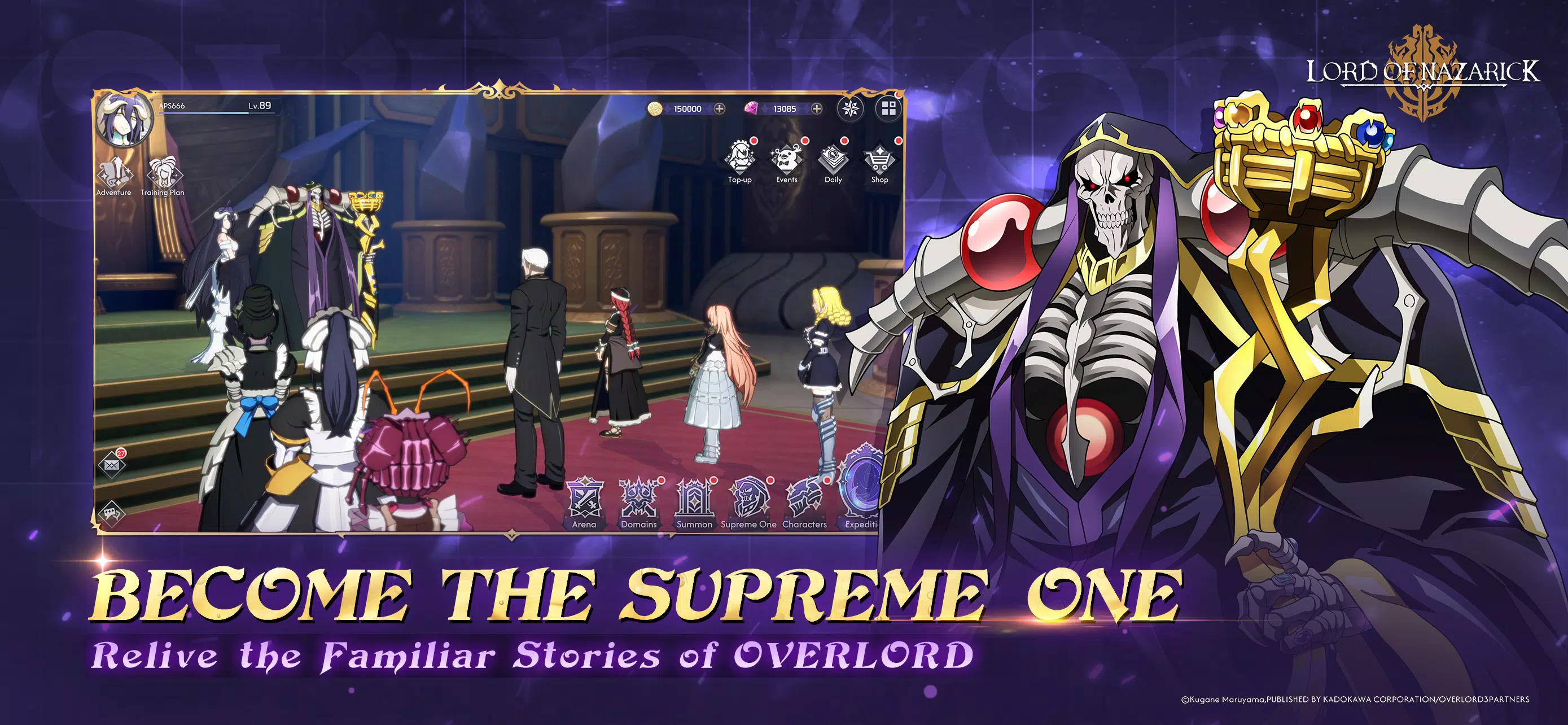 Schermata Lord of Nazarick 2