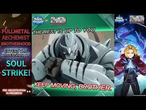 Soul Strike Fullmetal Alchemist Brotherhood Crossover Event