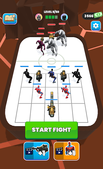 Merge Master Superhero Battle Mod ဖန်သားပြင်ဓာတ်ပုံ 0