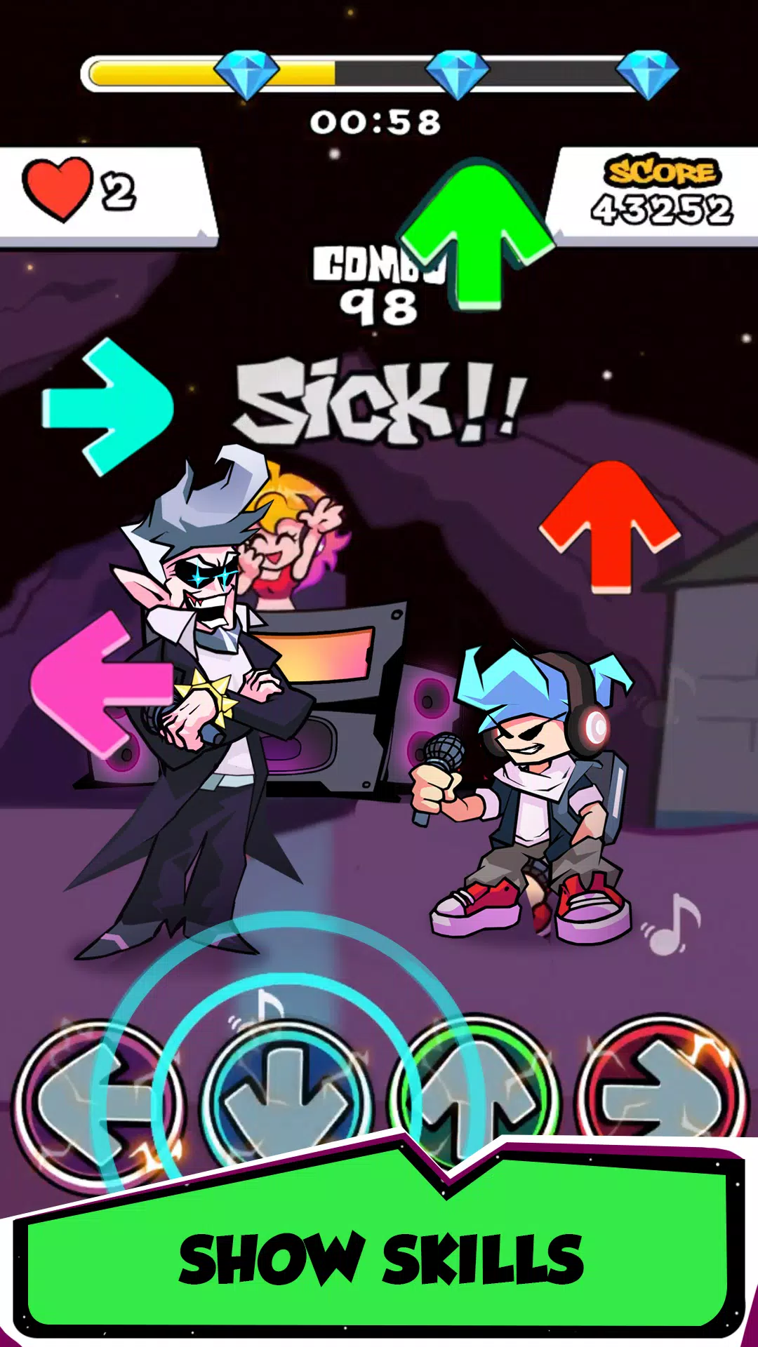 Music Night Battle Captura de tela 0