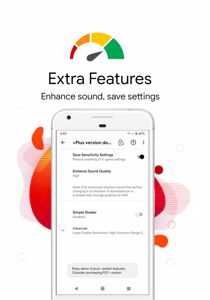 PGT: GFX, Launcher & Optimizer Captura de pantalla 1