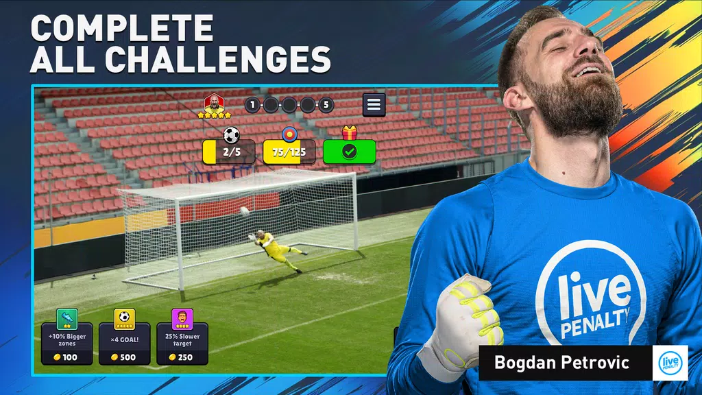 Soccer Penalty: Live Goalie Schermafbeelding 2
