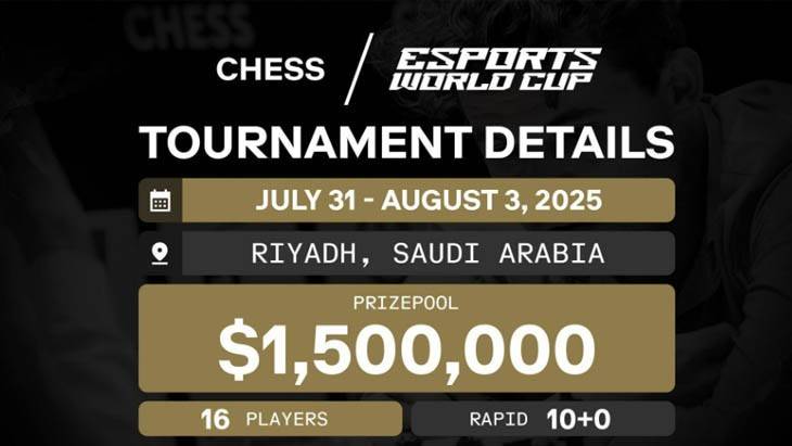 Chess coming to Esports World Cup