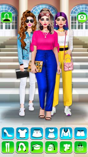 College Girls Fashion Dress Up Captura de tela 0