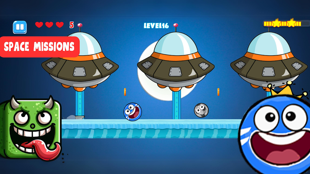 Ball V - Red Bounce Ball 5 Mod Captura de tela 1