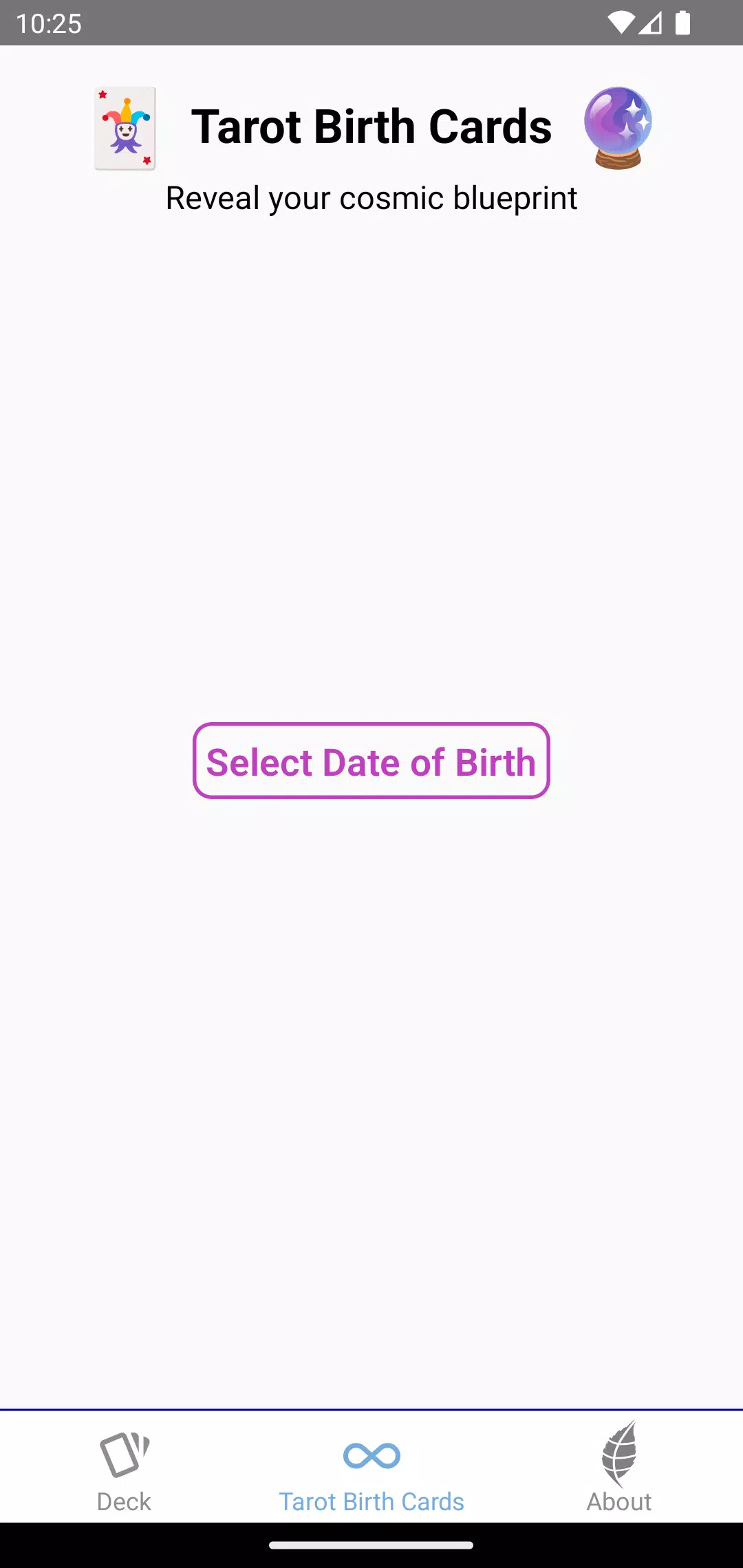 Tarot Birth Cards應用截圖第0張