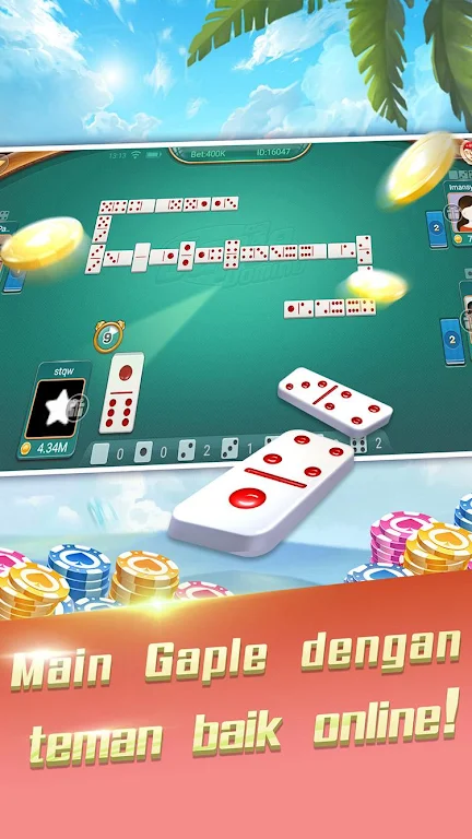 Domino Gaple: QQ 99 dan Texas Lokal Indo应用截图第1张