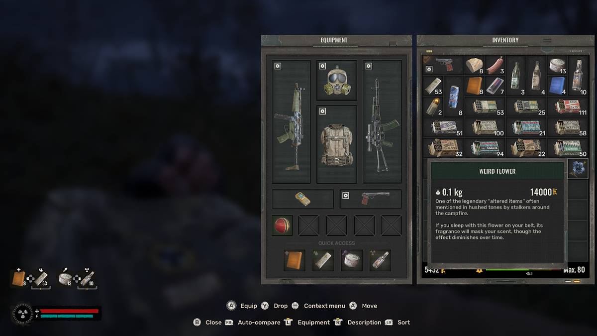 Description de l'article de fleurs étranges.