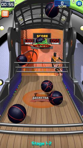 Flick Basketball Stages Captura de pantalla 1