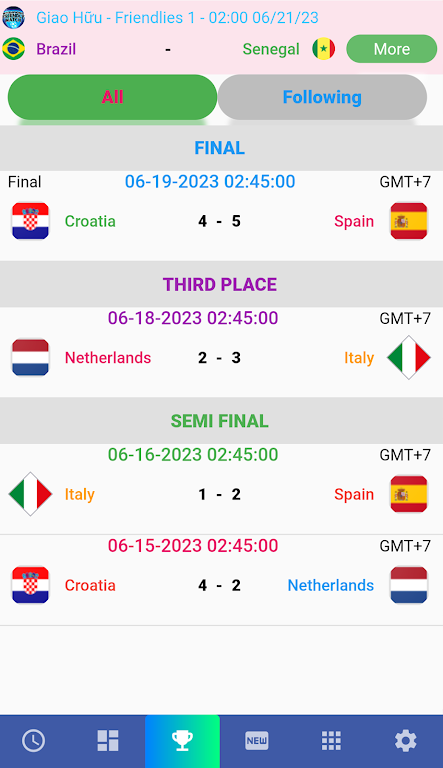 Female Cup Matches স্ক্রিনশট 2