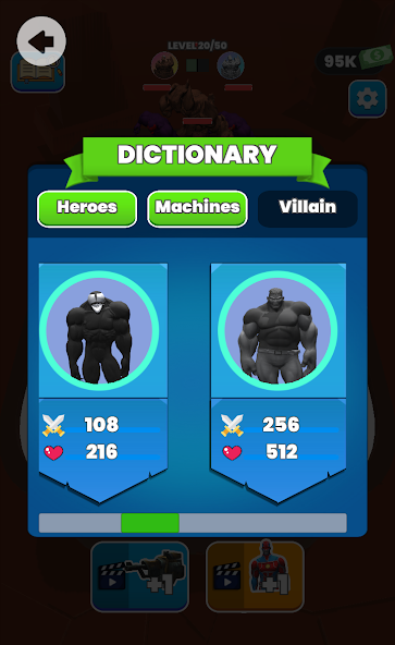 Merge Master Superhero Battle Mod ဖန်သားပြင်ဓာတ်ပုံ 3