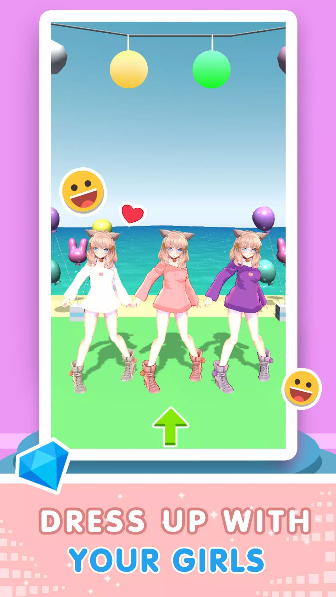 Flirt up - dress up hotties應用截圖第2張