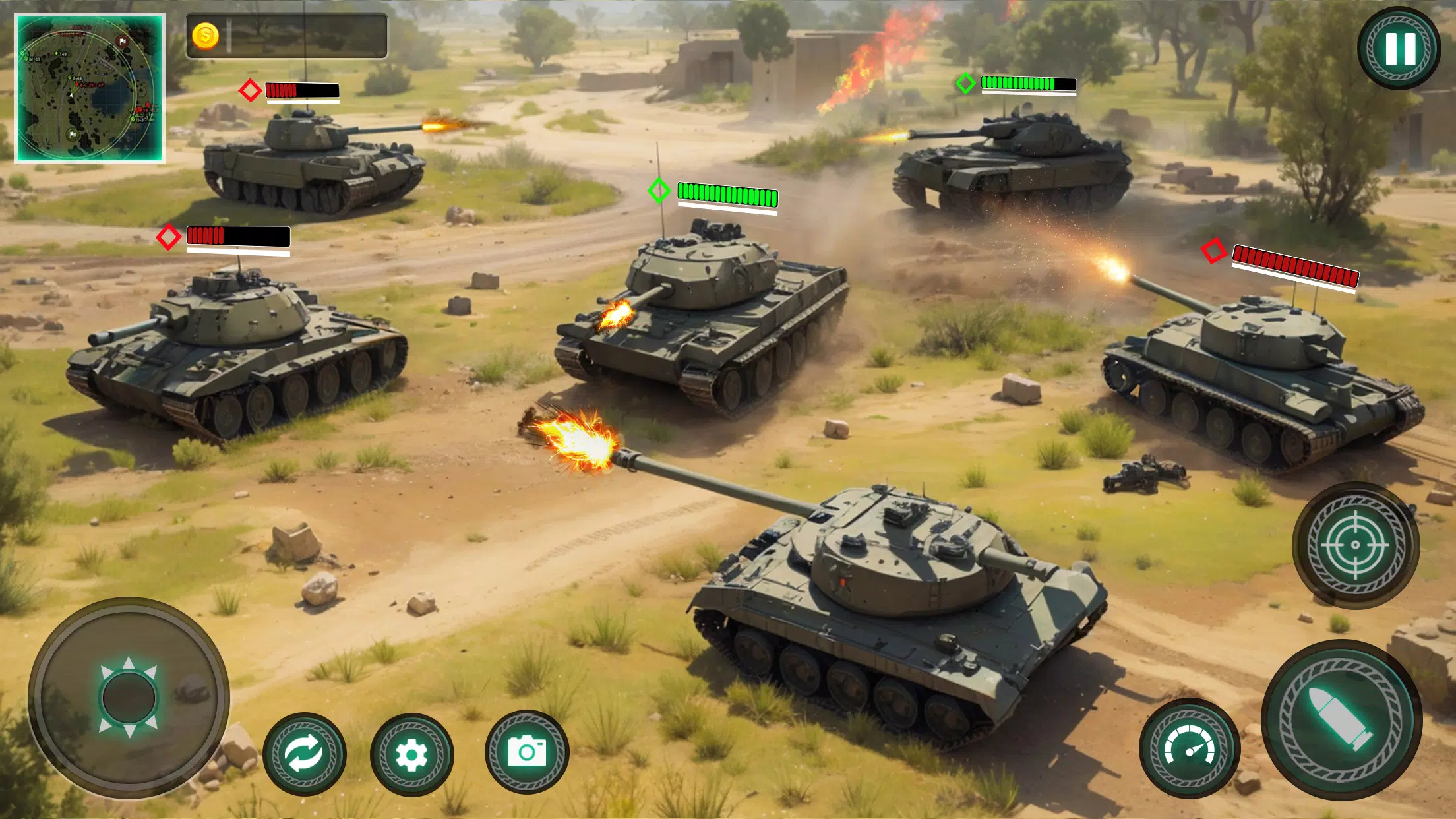 Military Tank War Machine Sim Capture d'écran 0