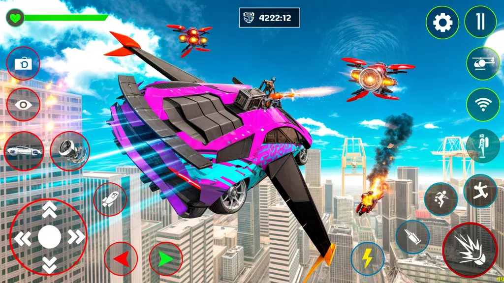 Red Ball Robot Car: Robot Game应用截图第2张