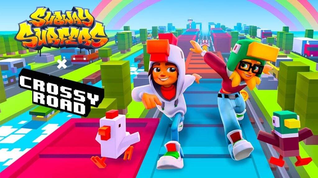 “地鐵衝浪者和Crossy Road設置為史詩般的跨界！”