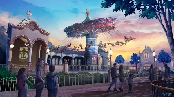 Image conceptuelle de la première mondiale chez Disney Adventure World