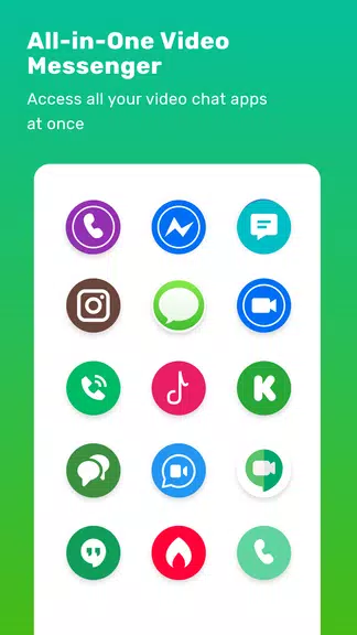 All in one video messenger স্ক্রিনশট 1