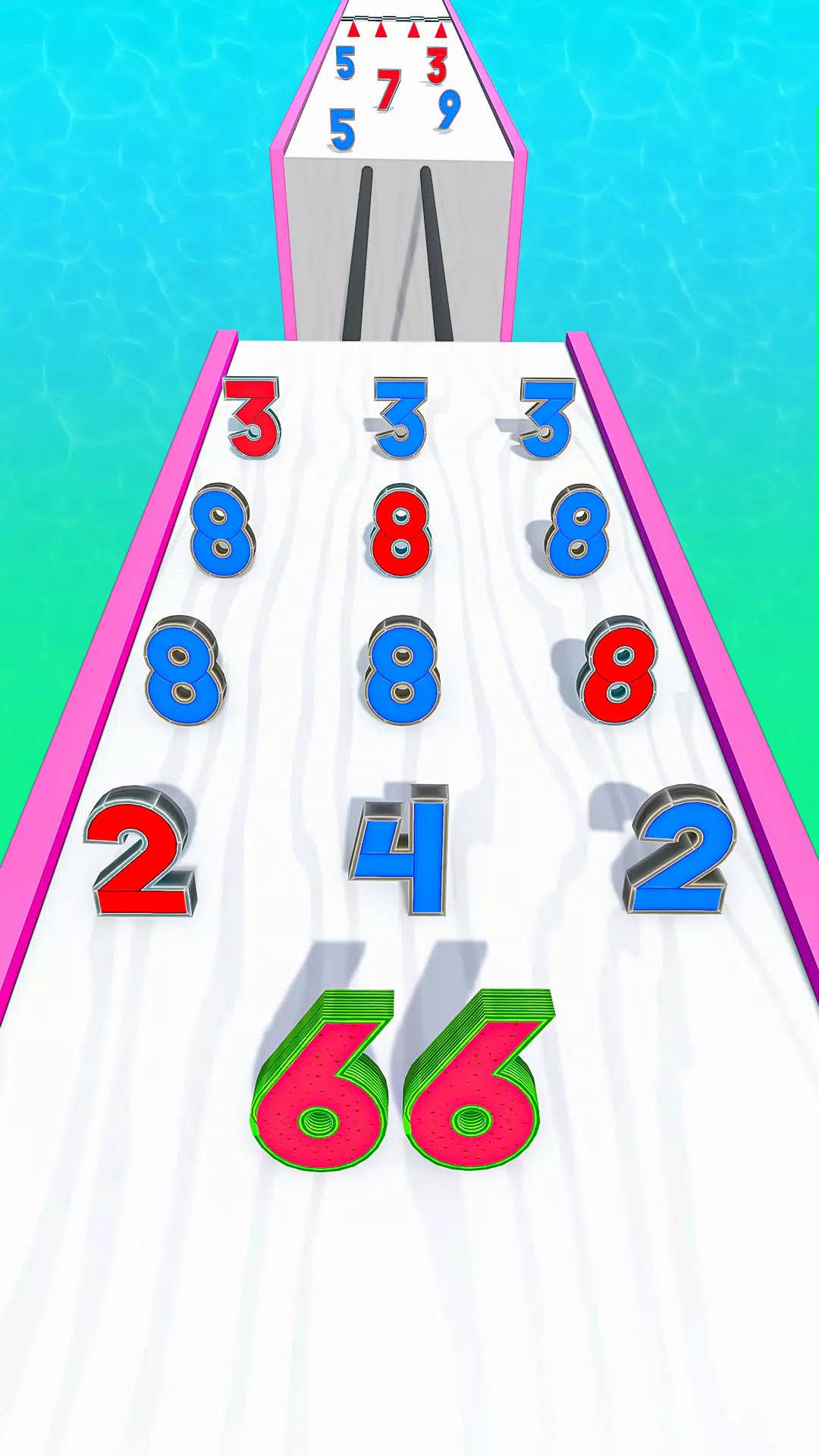 Number Master Run 3D Games 스크린샷 2