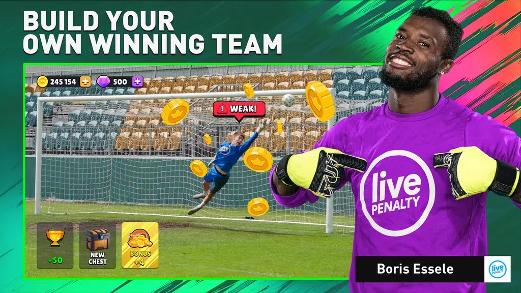 Soccer Penalty: Live Goalie Schermafbeelding 3