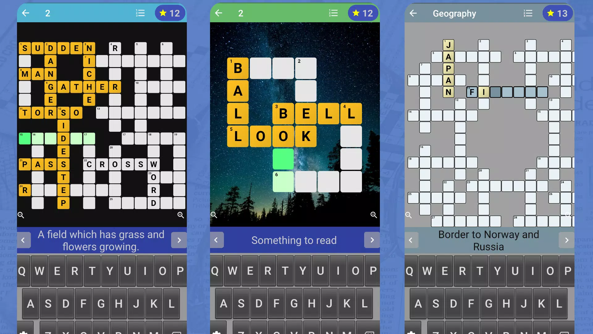 English Crossword puzzle Tangkapan skrin 0
