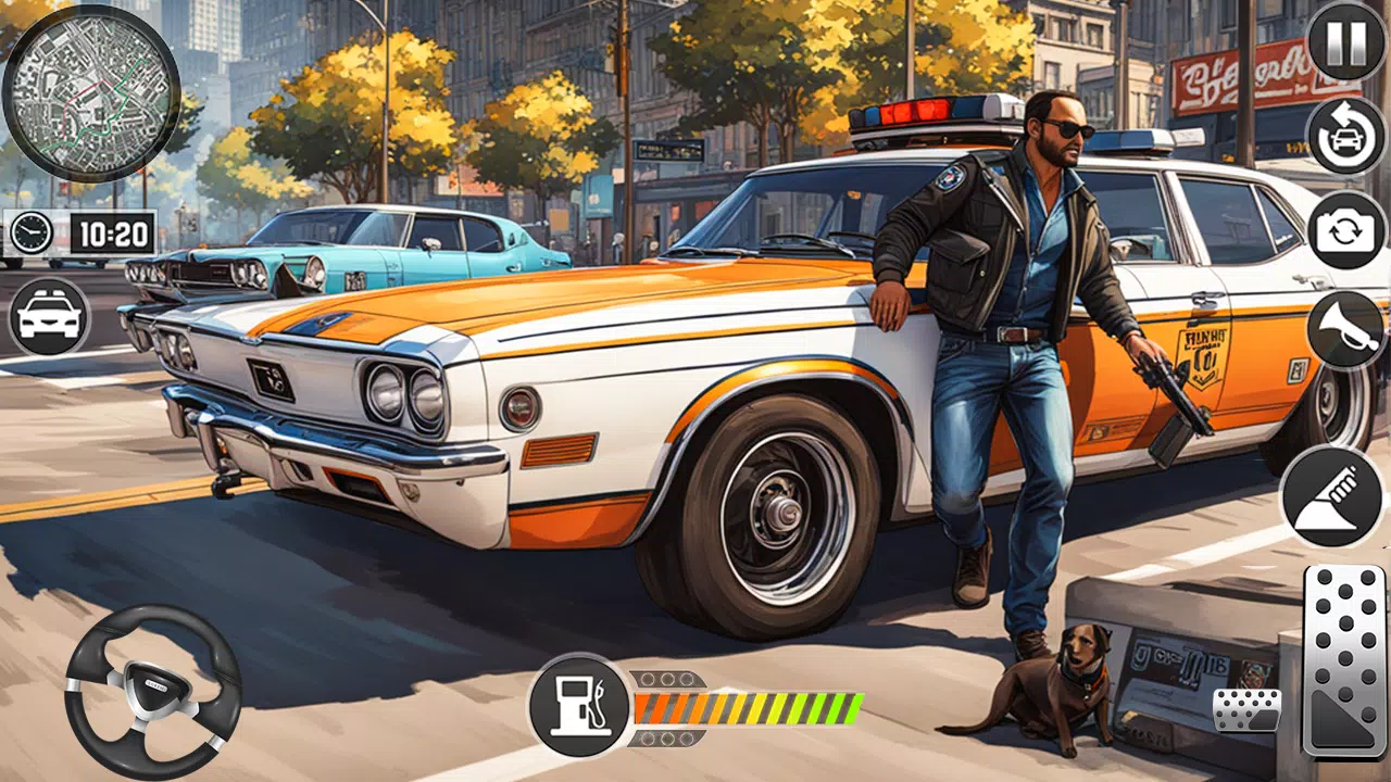 Luxury Police Car Parking Game Zrzut ekranu 0