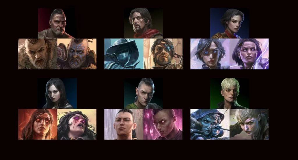 Toutes les ascendances