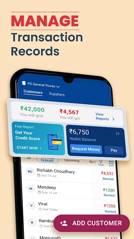Khatabook Credit Account Book Ekran Görüntüsü 0
