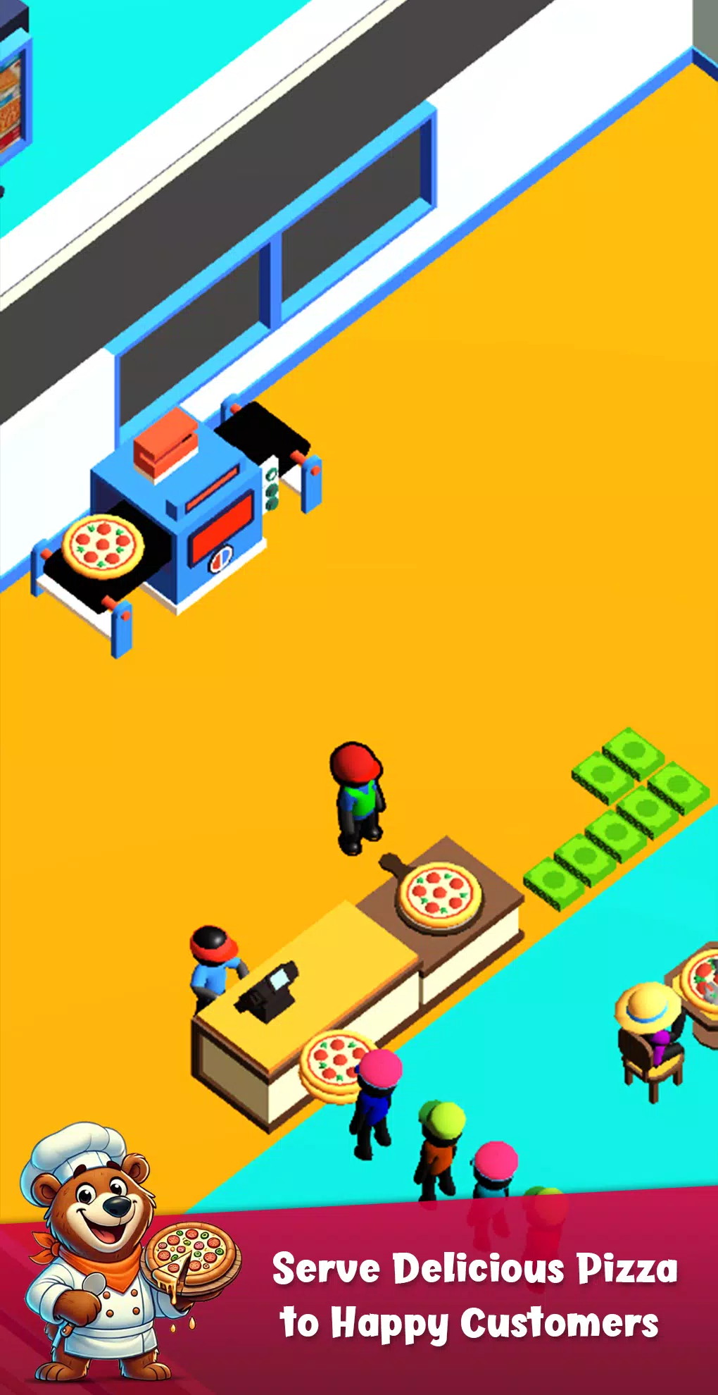 Bear Pizza Maker:Cooking Games应用截图第0张