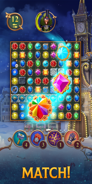 Clockmaker: Jewel Match 3 Game ဖန်သားပြင်ဓာတ်ပုံ 2