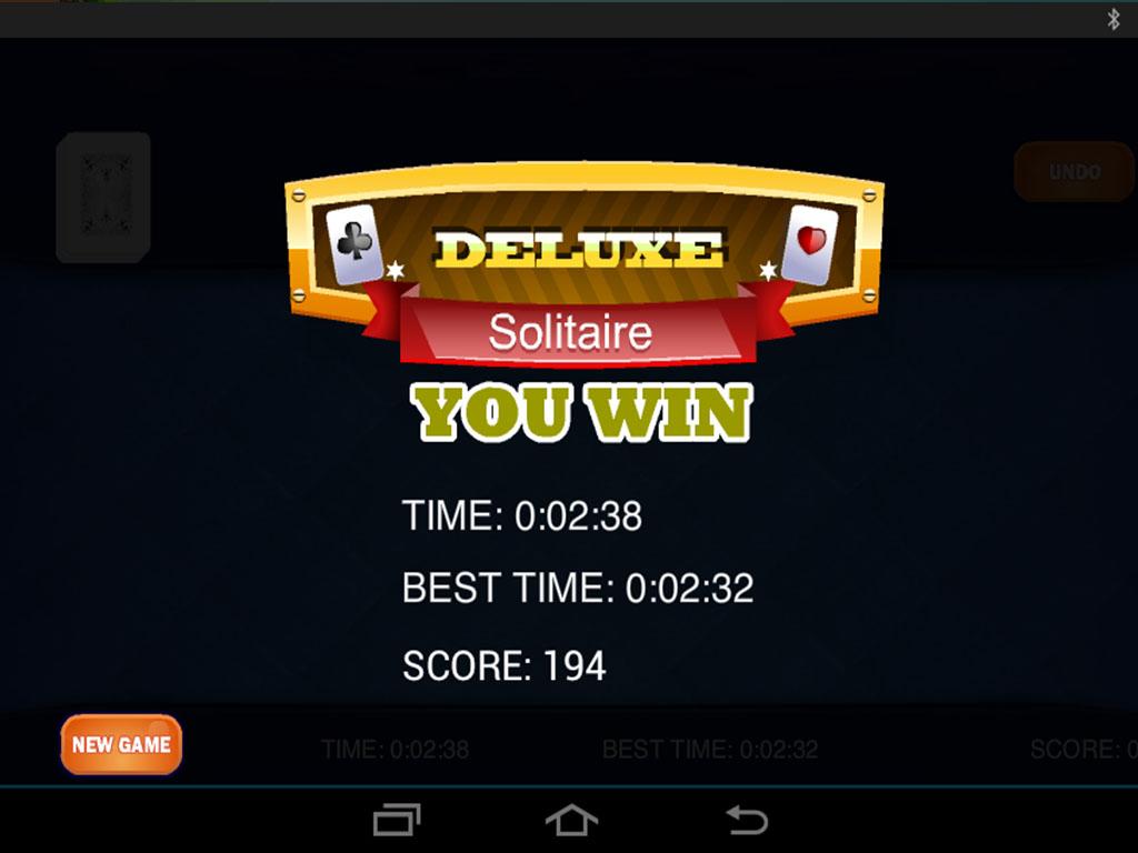 Deluxe Solitaire ဖန်သားပြင်ဓာတ်ပုံ 2