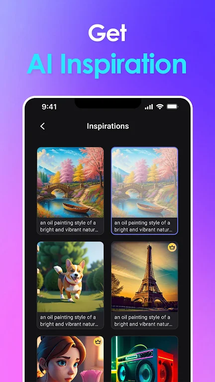 Vivid AI: AI Image Generator Schermafbeelding 2