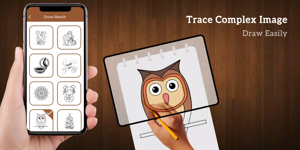 Draw Sketch - Copy Trace Draw スクリーンショット 1