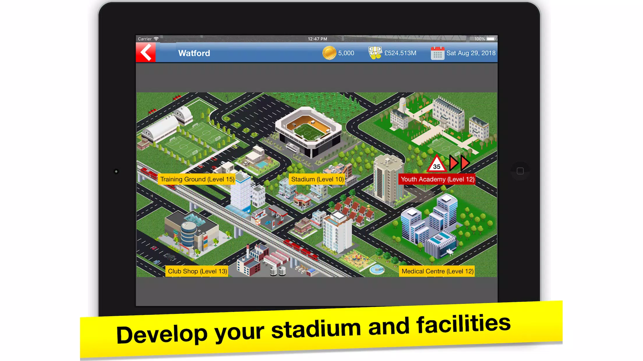 Soccer Tycoon Captura de pantalla 1