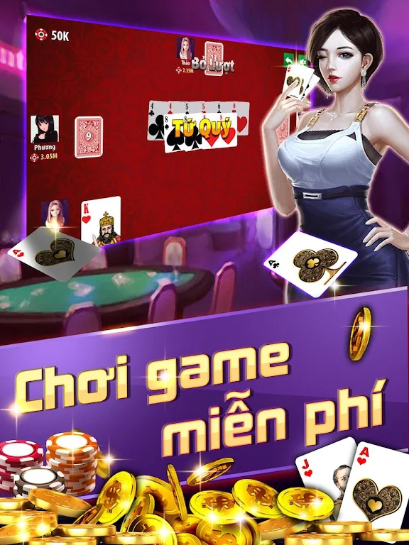 Tiến Lên: Tien len mien nam, tien len - OFFLINE স্ক্রিনশট 2