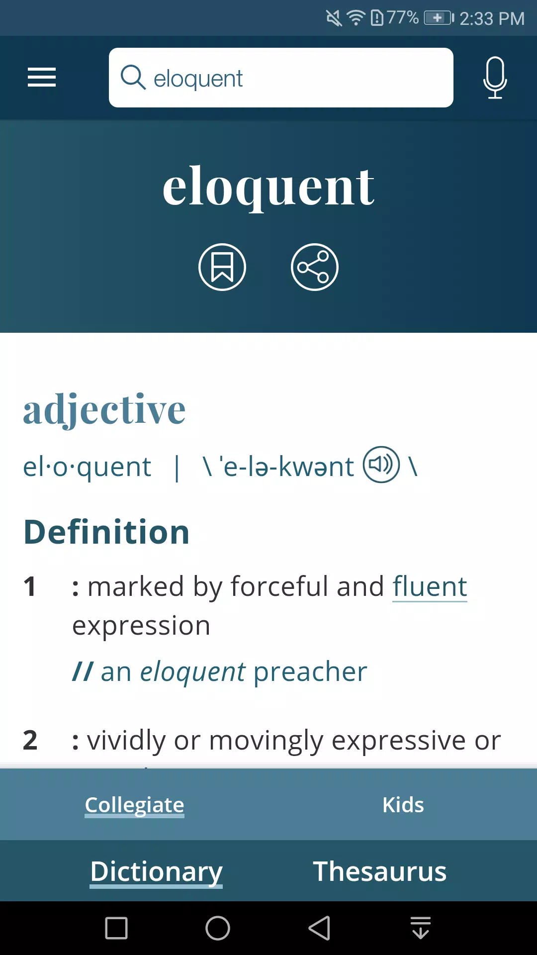 Dictionary - Merriam-Webster スクリーンショット 2