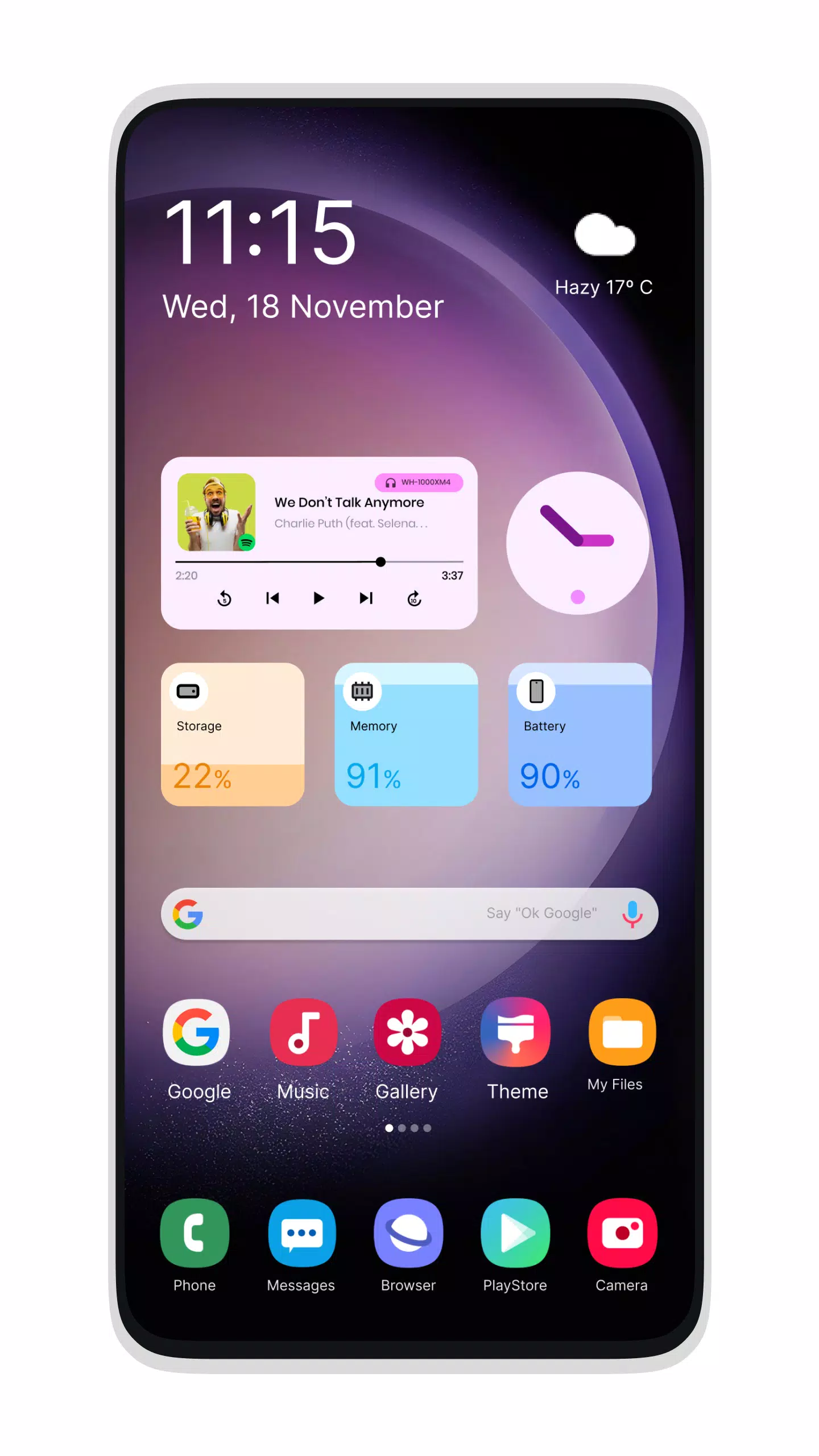 Galaxy S24 Style Launcher スクリーンショット 0