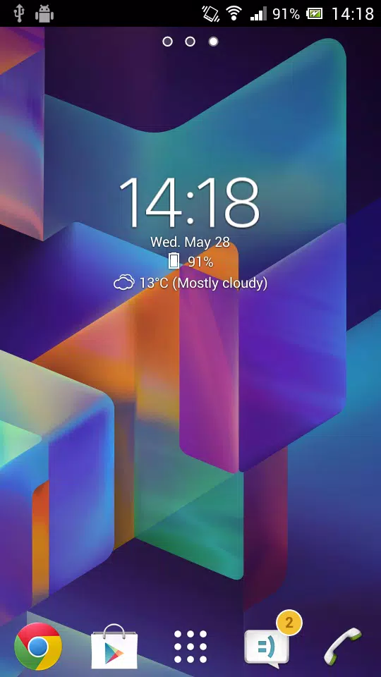 Digital Clock & Weather Widget ภาพหน้าจอ 0