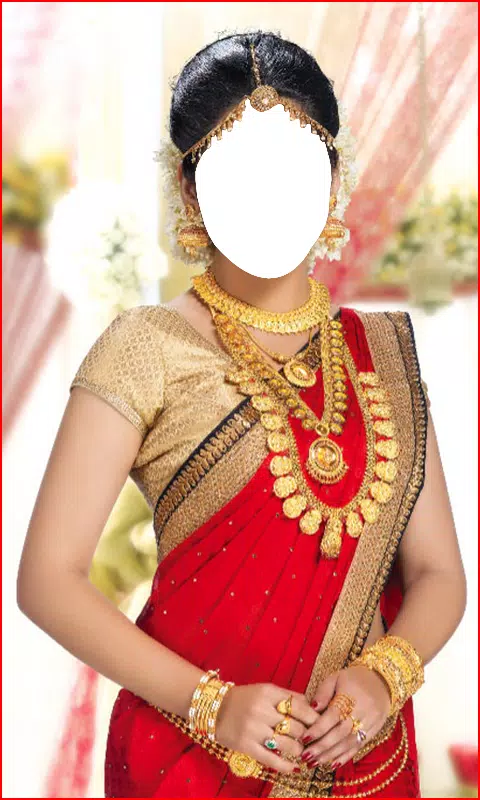 South Indian Women Saree Photo Captura de tela 0
