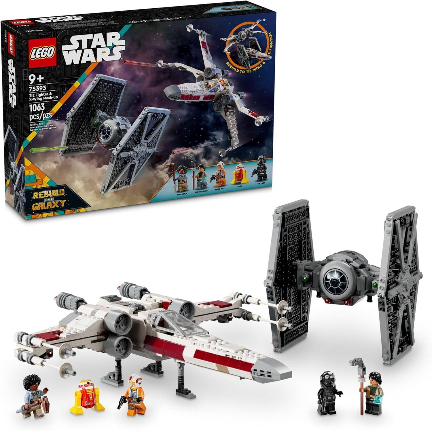 TIE Fighter & X-Wing Mash-up LEGO Set