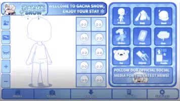 Schermata Gacha Snow Mod 2