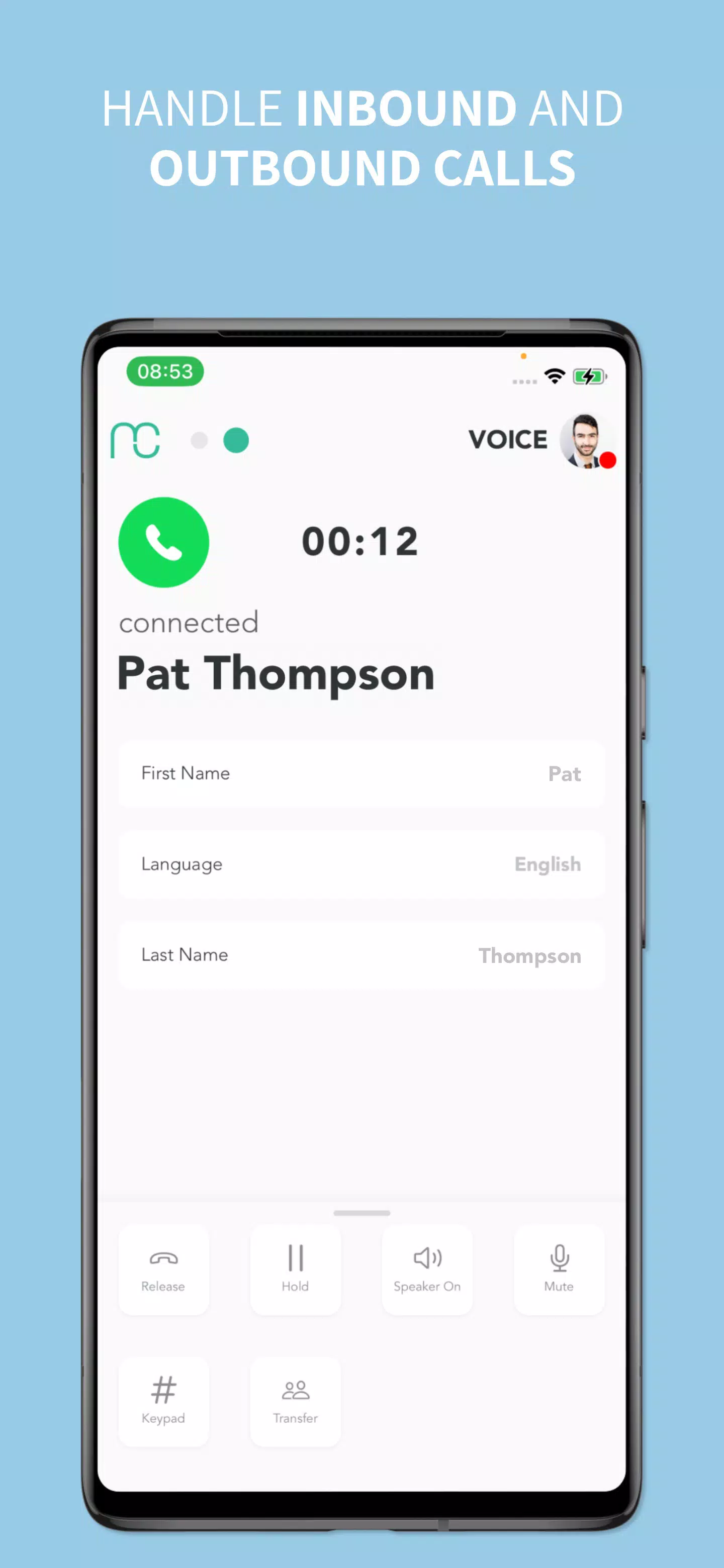 Schermata Mobile Connect 1