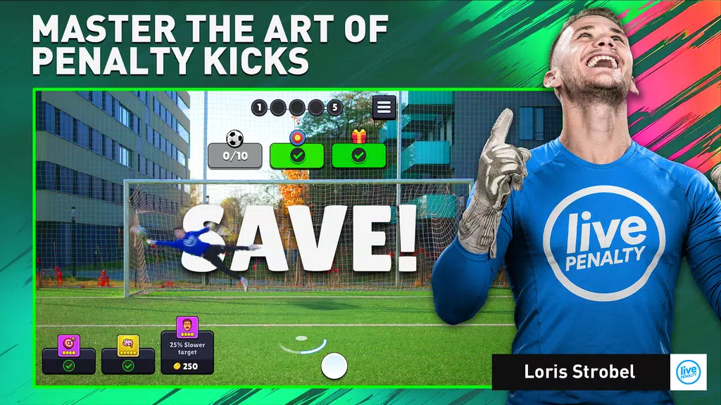 Soccer Penalty: Live Goalie Schermafbeelding 1