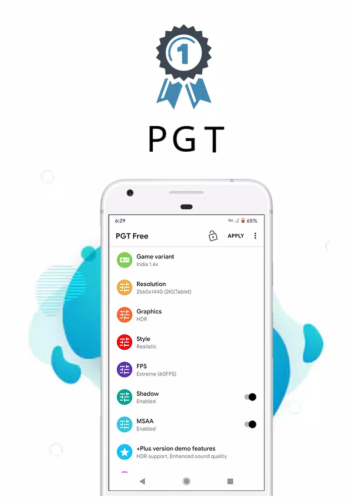 PGT: GFX, Launcher & Optimizer Captura de pantalla 0