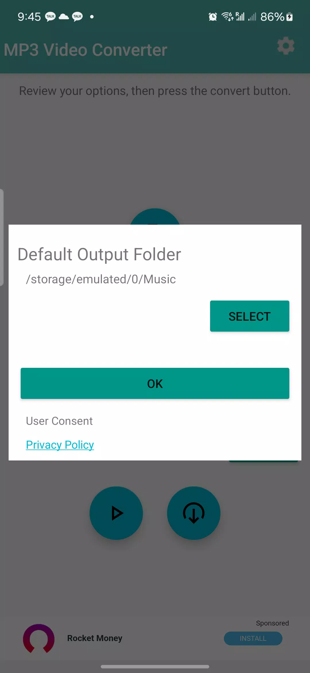 MP3 Video Converter Capture d'écran 3