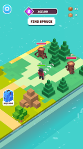 Craft Valley - Building Game Mod स्क्रीनशॉट 2
