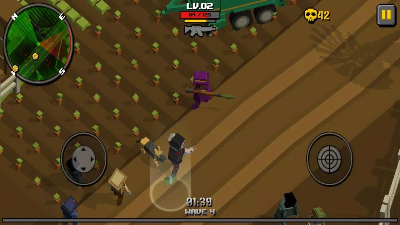 Pixel Zombie Frontier 스크린샷 2