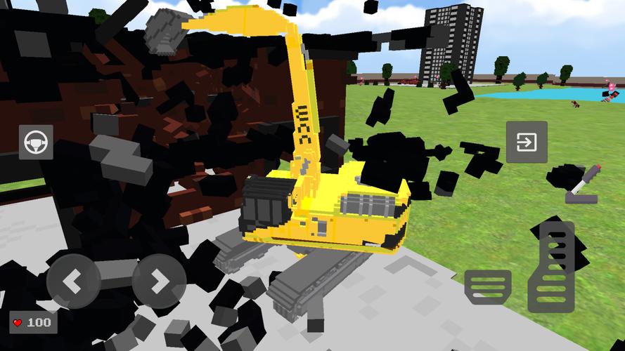 Nextbots in Playground: Pixel Captura de tela 0