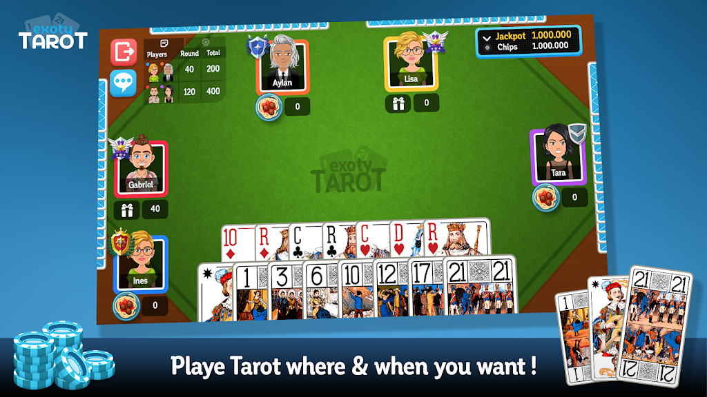 Multiplayer Tarot Game應用截圖第0張